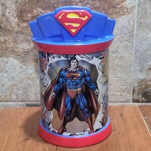 Superman Ceramic Metal Cookie Jar Canister Limited Edition 2825